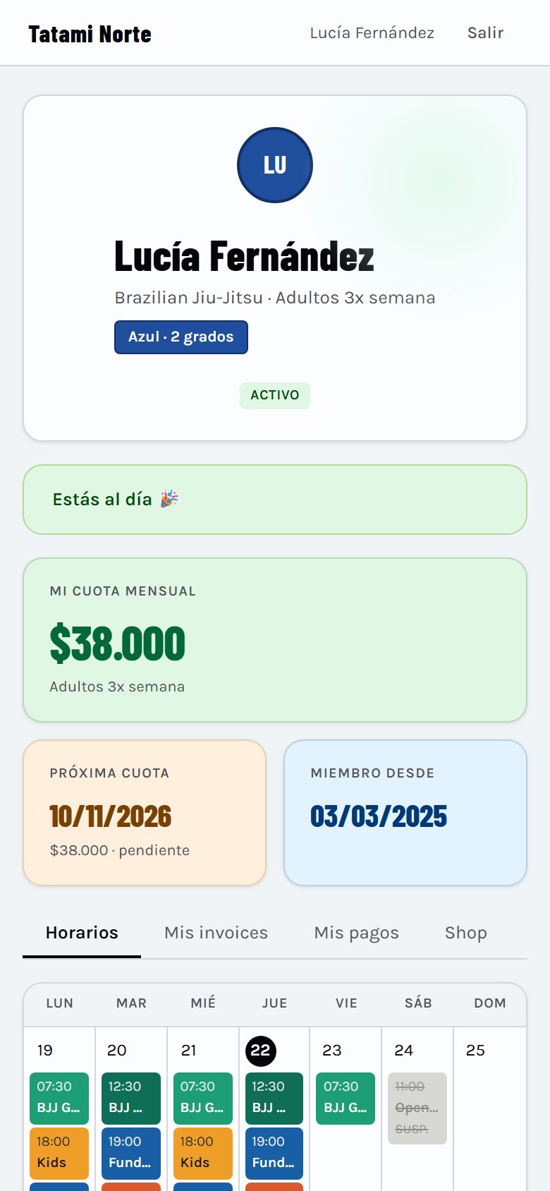 Portal del alumno en el celular